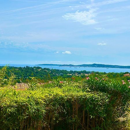 Les Restanques Vue Mer Roses 1070 Rez De Jardin 格里莫 外观 照片